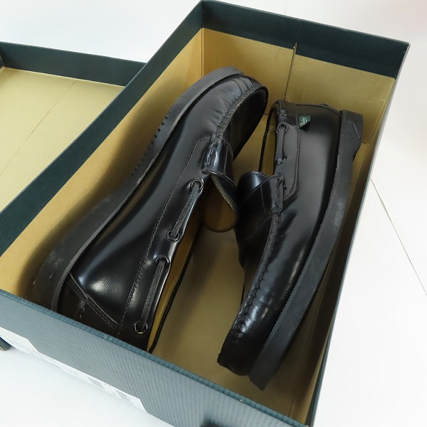 実際に弊社で買取させて頂いたParaboot/パラブーツ BEAMS/ビームス 別注 CORSICA MARINE デッキシューズ/ローファー 1117/6.5の画像 8枚目