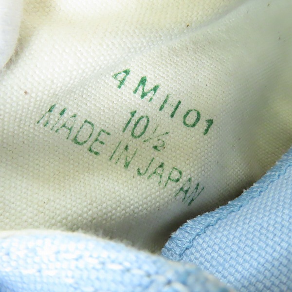 実際に弊社で買取させて頂いたCONVERSE/コンバース 日本製 ALL STAR/オールスター ハイカットスニーカー 4MH01/10.5の画像 5枚目