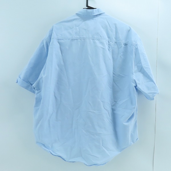 実際に弊社で買取させて頂いたami alexandre mattiussi/アミ アレクサンドル マテュッシ ロゴ刺繍 ハートA 半袖シャツ USH201.CO0031/Mの画像 1枚目