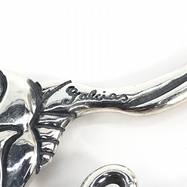 実際に弊社で買取させて頂いたGANGSTERVILLE×Galcia/ギャングスタービル×ガルシア スワロー キーホルダー シルバーの画像 5枚目