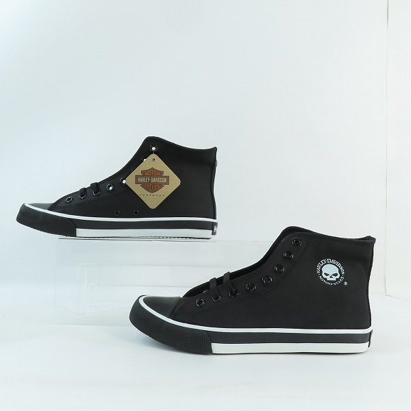 実際に弊社で買取させて頂いた【未使用】HARLEYDAVIDSON/ハーレーダビッドソン ハイカット スニーカー/D93341/26.5の画像 3枚目