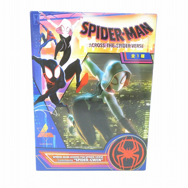 実際に弊社で買取させて頂いた【未開封】SEGA/セガ ACROSS THE SPIDER-VERSE/MARVEL COMICS Luminasta スパイダーマン/グウェン 他 フィギュア 4点セットの画像 2枚目