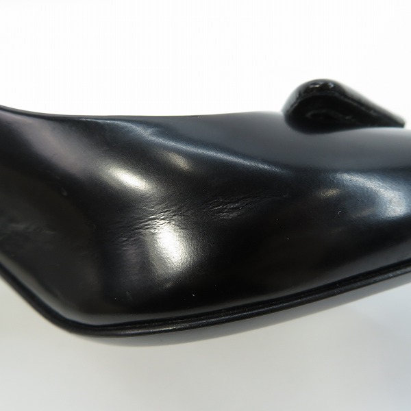 実際に弊社で買取させて頂いたPRADA/プラダ 23AW ブラッシュドレザー スリングバック パンプス/36の画像 6枚目