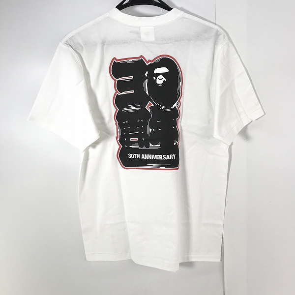 実際に弊社で買取させて頂いた【未使用】A BATHING APE/アベイジングエイプ 30TH ANNIVERSARY APE HEAD TEE/30周年記念限定 エイプヘッド Tシャツ/Mの画像 1枚目