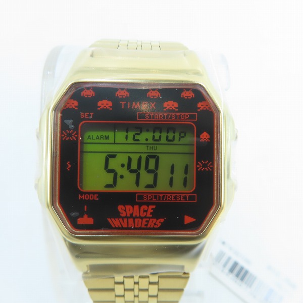 実際に弊社で買取させて頂いた(2)【未使用】TIMEX/タイメックス スペースインベーダー  腕時計 TW2V30100