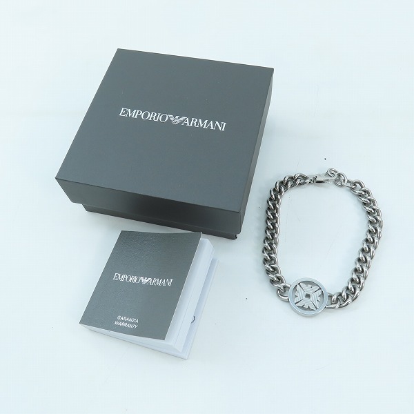 実際に弊社で買取させて頂いたEMPORIO ARMANI/エンポリオアルマーニ チェーンブレスレット/アクセサリーの画像 6枚目