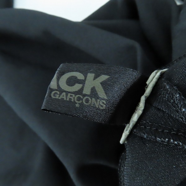 実際に弊社で買取させて頂いたBLACK COMME des GARCONS/ブラック コムデギャルソン AD2019 レイヤードパンツ 1D-P025 Sの画像 3枚目