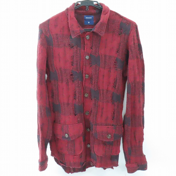 実際に弊社で買取させて頂いたMIHARA YASUHIRO/ミハラヤスヒロ グランジシャツ 41623734/M