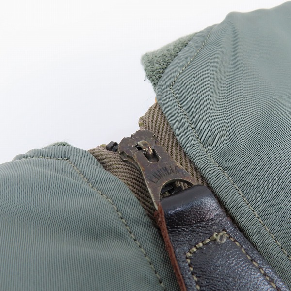 実際に弊社で買取させて頂いたBUZZ RICKSON'S/バズリクソンズ L-2B ワッペン フライトジャケット M13739/Mの画像 6枚目