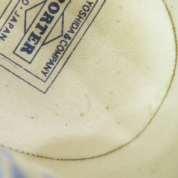 実際に弊社で買取させて頂いたCONVERSE×PORTER/コンバース×ポーター JACK PURCELL/ジャックパーセル スニーカー 1CJ353/27の画像 6枚目