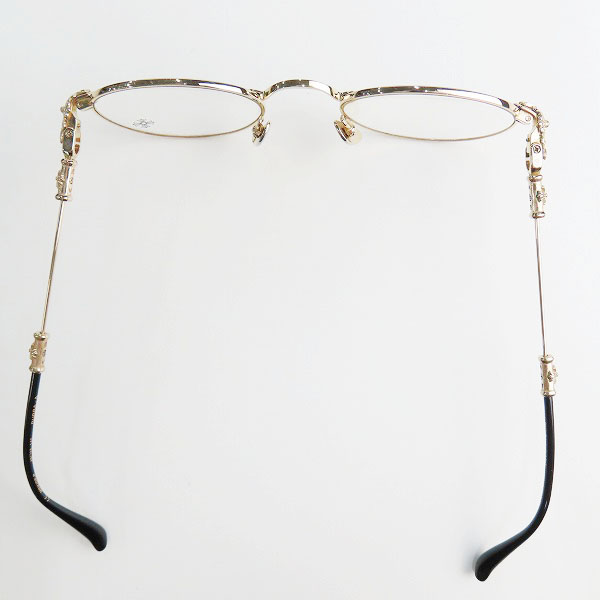 実際に弊社で買取させて頂いたCHROME HEARTS/クロムハーツ BUBBA-A メガネフレーム アイウェア の画像 2枚目