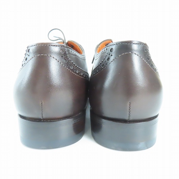 実際に弊社で買取させて頂いたSantoni/サントーニ ストレートチップ レザードレスシューズ/革靴 13379/6.5の画像 1枚目