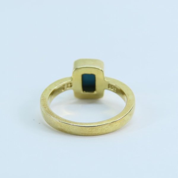 実際に弊社で買取させて頂いた【ギャラ付き】Justin Davis/ジャスティンデイビス Baby Eminem/ベビーエミネム リングｗ/ターコイズ SRJ768/3号の画像 3枚目