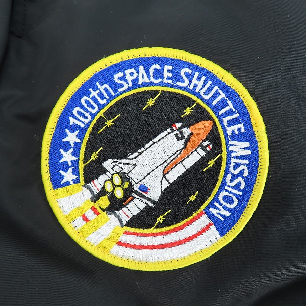 実際に弊社で買取させて頂いたALPHA INDUSTRIES/アルファインダストリーズ MA-1 フライトジャケット 026200/XLの画像 5枚目