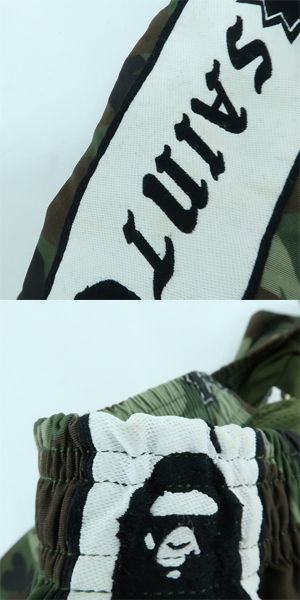 実際に弊社で買取させて頂いたA BATHING APE×SAINT MICHAEL/エイプ×セントマイケル HEART CAMO TRACK PANTS/カモフラ/迷彩 パンツ/Lの画像 8枚目