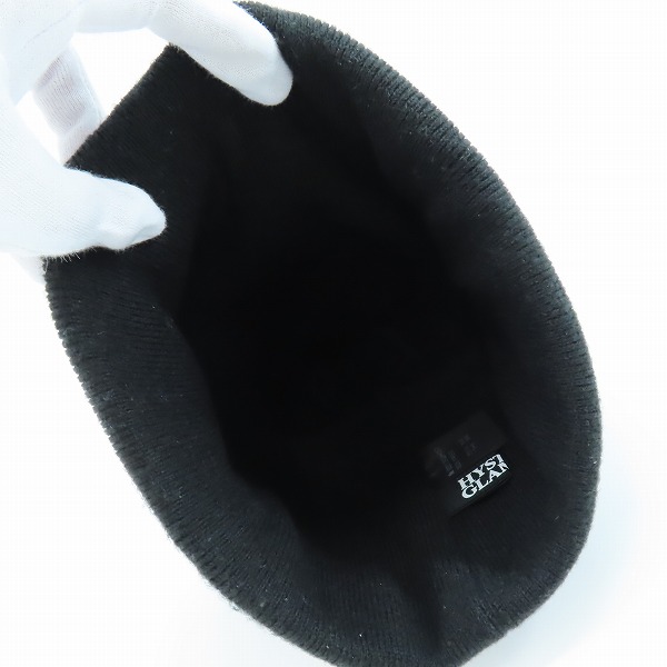 実際に弊社で買取させて頂いたHYSTERIC GLAMOUR/ヒステリックグラマー ロゴ ガール ニットキャップ 02213QH07の画像 5枚目