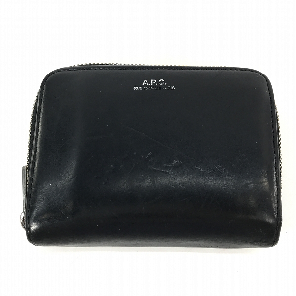 実際に弊社で買取させて頂いたA.P.C/アーペーセー 二つ折り財布/ウォレット レザー