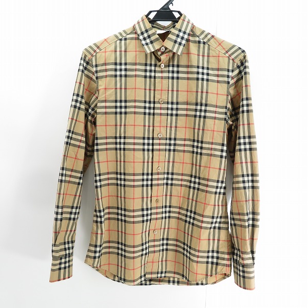 実際に弊社で買取させて頂いたBURBERRY LONDON/バーバリーロンドンノバチェック ロングスリーブシャツ 8038521 XS