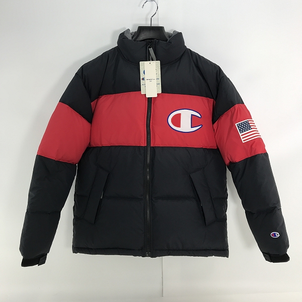 実際に弊社で買取させて頂いた【未使用】Champion/チャンピオン ダウンジャケット ブラック C3-Q607 /M