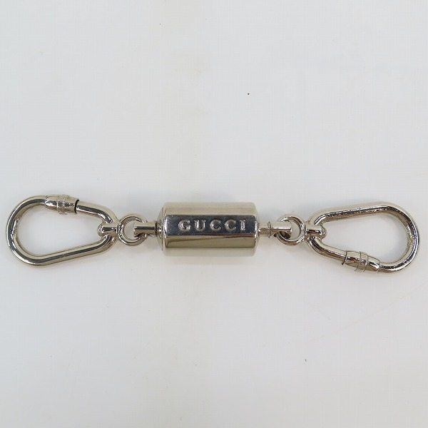 実際に弊社で買取させて頂いたGUCCI/グッチ Wホルダー カラビナ キーホルダーの画像 1枚目