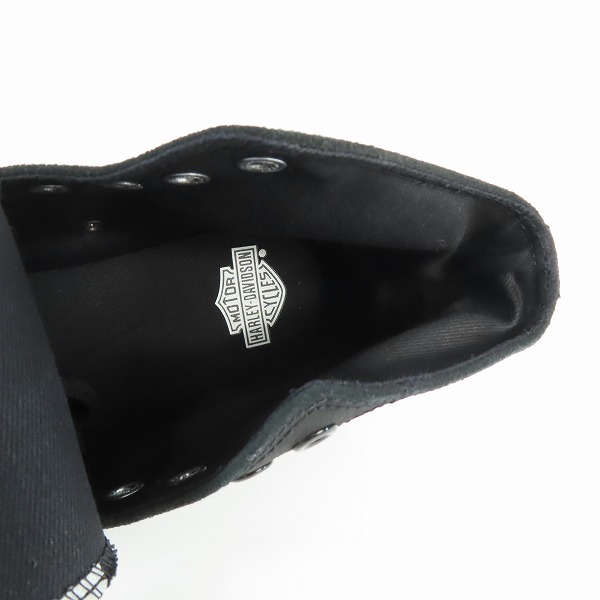 実際に弊社で買取させて頂いた【未使用】HARLEYDAVIDSON/ハーレーダビッドソン ハイカット スニーカー/D93341/26.5の画像 4枚目