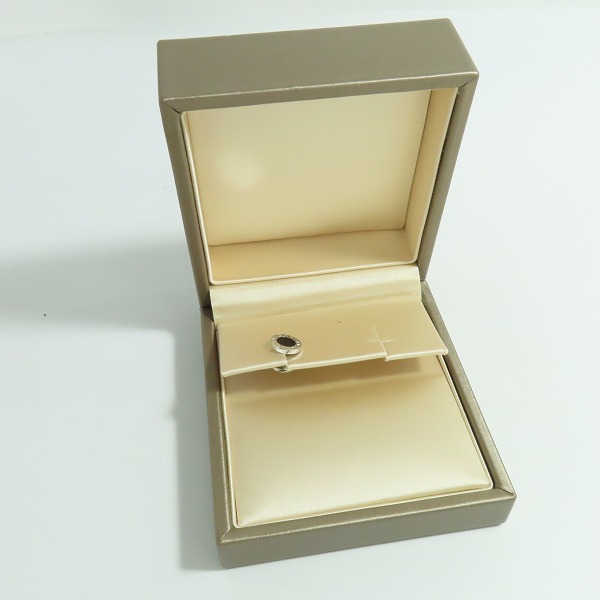 実際に弊社で買取させて頂いたBVLGARI/ブルガリ AU750/K18WG オニキス ピアスの画像 7枚目