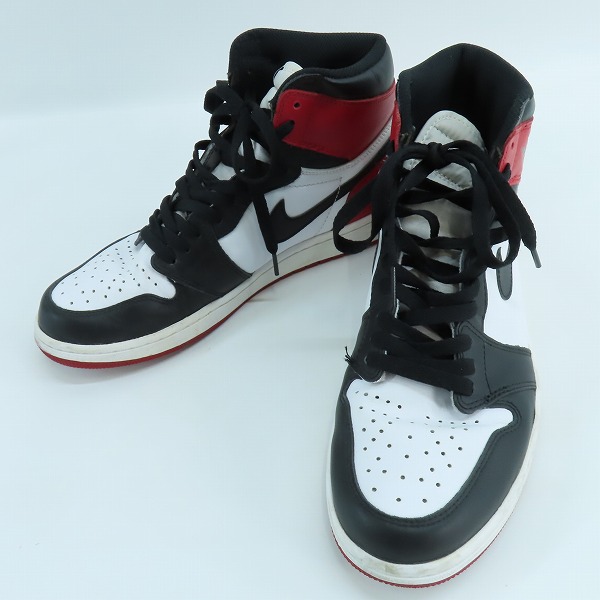 NIKE/ナイキ AIR JORDAN 1 RETRO HIGH OG Black Toe つま黒 NIKE/ナイキ AIR JORDAN 1 RETRO HIGH OG Black Toe つま黒