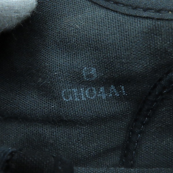 実際に弊社で買取させて頂いたNUMBER(N)INE/ナンバーナイン 2003/カート期 ハート涙パッチワーク ローカットスニーカー/8の画像 5枚目