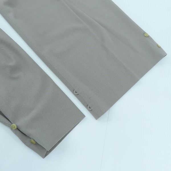 実際に弊社で買取させて頂いたETHOSENS/エトセンス 21SS ロープベルト スラックスパンツ E121-701/1の画像 3枚目