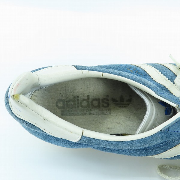実際に弊社で買取させて頂いた【観賞用】adidas/アディダス GAZELLE ビンテージスニーカー ユーゴスラビア製/US12の画像 4枚目