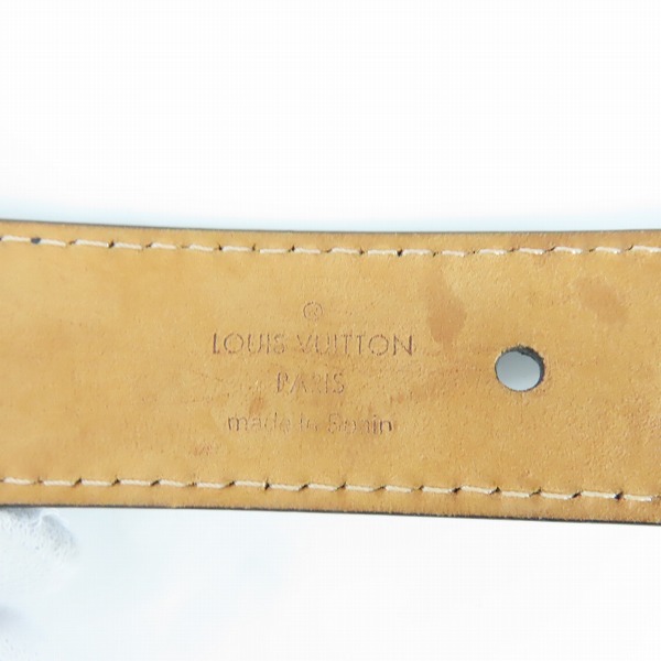 実際に弊社で買取させて頂いたLOUIS VUITTON/ルイヴィトン サンチュール・ペルフォ マヒナ モノグラムパンチング ベルトレザー M6931/CA1016の画像 6枚目