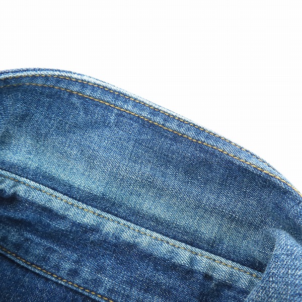 実際に弊社で買取させて頂いたmastermind JAPAN×Theater8/マスターマインド×シアターエイト ローリングストーンズ 刺繍デニムシャツ 8MR-SH01-D/Lの画像 6枚目