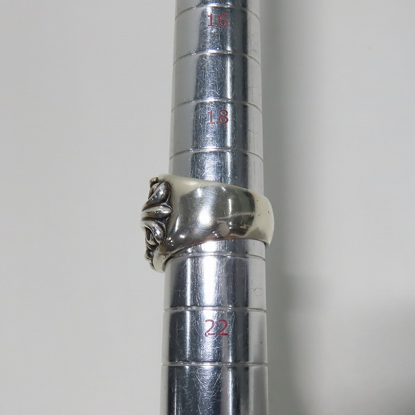 実際に弊社で買取させて頂いたCHROME HEARTS/クロムハーツ キーパーリング 20号の画像 8枚目