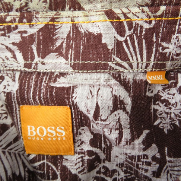 実際に弊社で買取させて頂いたHUGO BOSS/ヒューゴボス 総柄 長袖シャツ 10172454 XXXLの画像 2枚目
