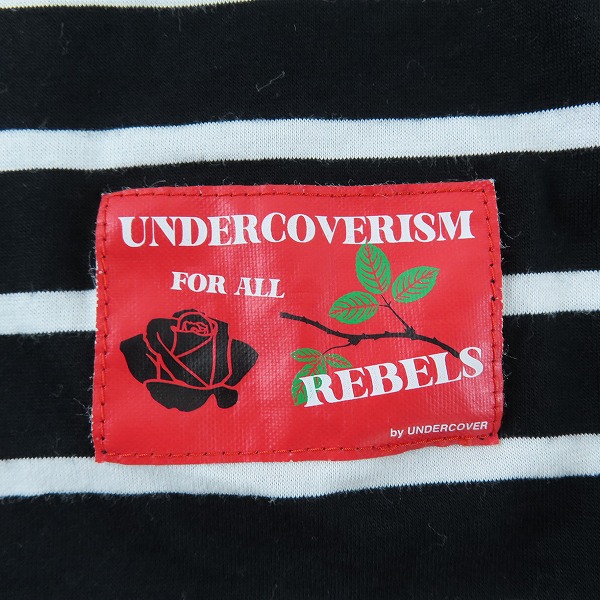 実際に弊社で買取させて頂いたUNDERCOVERISM/アンダーカバーイズム 半袖Tシャツ ボーダー UI1C4807/3の画像 3枚目
