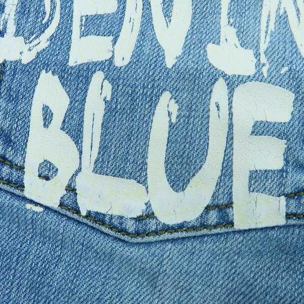 実際に弊社で買取させて頂いたEMPORIO ARMANI/エンポリオアルマーニ ロゴプリント デニムパンツ 29の画像 6枚目