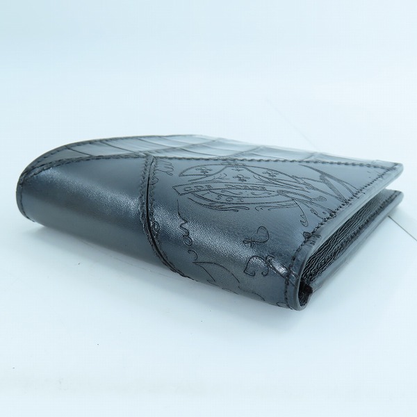 実際に弊社で買取させて頂いたBerluti/ベルルッティ カリグラフィ 二つ折り財布 アリゲーターの画像 2枚目
