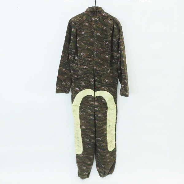 実際に弊社で買取させて頂いたEVISU/エヴィス 新恵美寿神頭 カモメ 大黒カモメ 迷彩柄 オールインワン ツナギ つなぎ LOT.1010 42の画像 1枚目