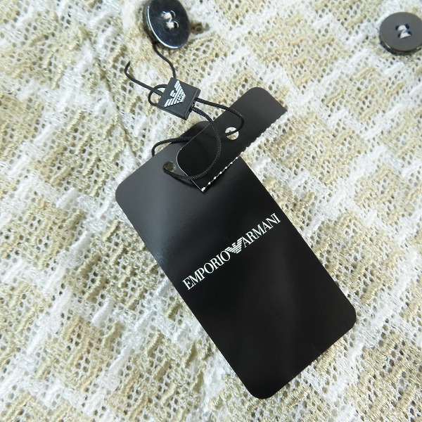 実際に弊社で買取させて頂いたEMPORIO ARMANI/エンポリオアルマーニ テーラードジャケット シースルー 21G330 21390/46の画像 3枚目