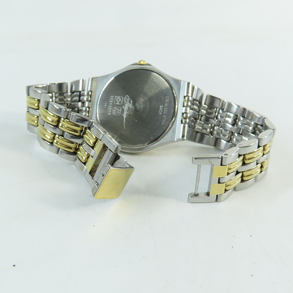 実際に弊社で買取させて頂いた【ギャラ付/動作未確認】LONGINES/ロンジン Flagship フラッグシップ デイト クォーツ 白文字盤 コンビ SS 腕時計 25614215の画像 3枚目