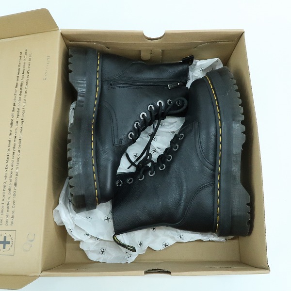 実際に弊社で買取させて頂いたDr.Martens/ドクターマーチン JADON Ⅲ/ジェイドン 3 サイドジップ 8ホールブーツ 26378001/UK7の画像 7枚目