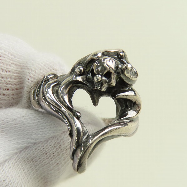 実際に弊社で買取させて頂いたF.A.L/FAL エフエーエル スウィルパターンハート リング 13号の画像 6枚目