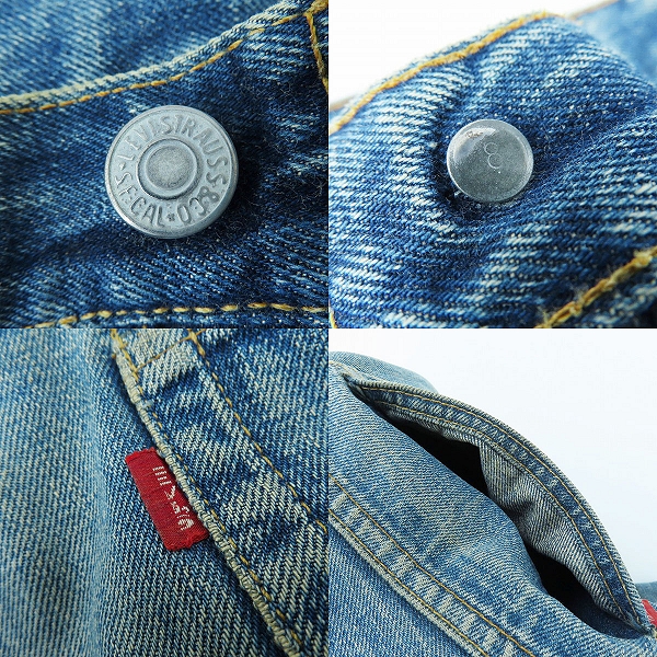 実際に弊社で買取させて頂いたLEVI'S/リーバイス 501 66前期 刻印8 ビッグE ヴィンテージ デニムパンツ/ジーンズの画像 4枚目