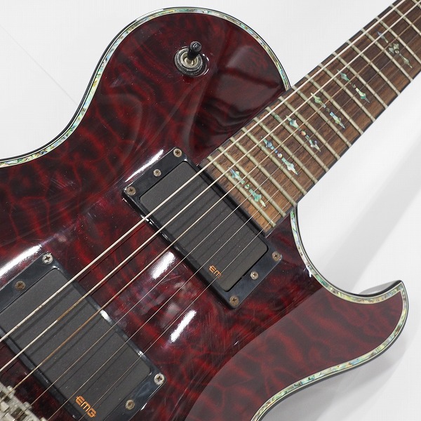 実際に弊社で買取させて頂いた★SCHECTER/シェクター HELLRAISER AD-SOLO-6-HR/BCH ヘルレイザー EMG搭載 アクティブ エレキギター ギグケース付の画像 4枚目
