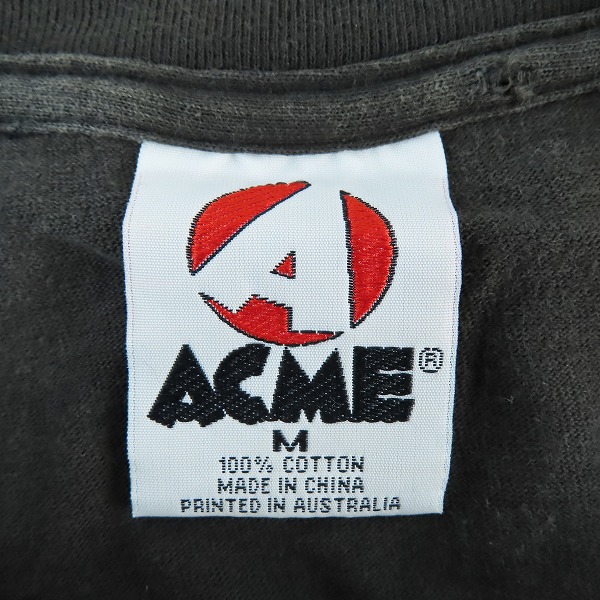 実際に弊社で買取させて頂いたRED HOT CHILI PEPPERS/レッドホットチリペッパーズ ACMEボディ/1995年/90S バンドTシャツ Mの画像 2枚目