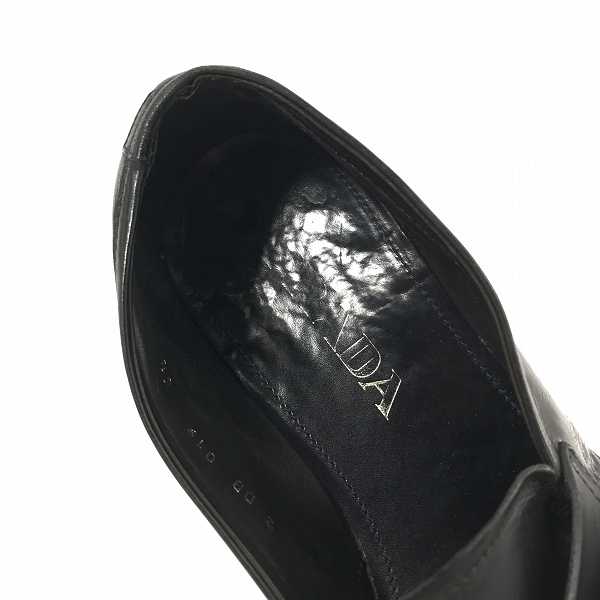 実際に弊社で買取させて頂いたPRADA/プラダ レザー コインローファー/ドレスシューズ 2DB019/6.5の画像 4枚目