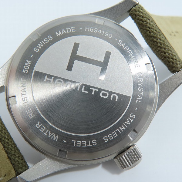 実際に弊社で買取させて頂いたHAMILTON/ハミルトン Khaki Field King Quartz Watch/カーキ フィールド キング クォーツ 腕時計/ウォッチ H69419363の画像 3枚目