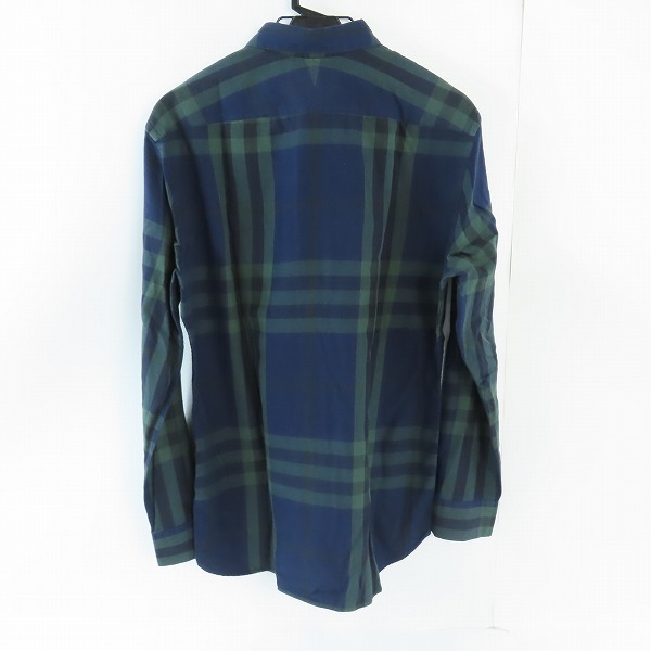 実際に弊社で買取させて頂いたBURBERRY LONDON ENGLAND/バーバリーロンドン イングランド チェック柄長袖シャツ 4066111/Mの画像 1枚目