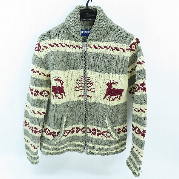 実際に弊社で買取させて頂いたJUNYA WATANABE MAN/ジュンヤワタナベマン ジップアップ ニット AD2004 WO-N007/M