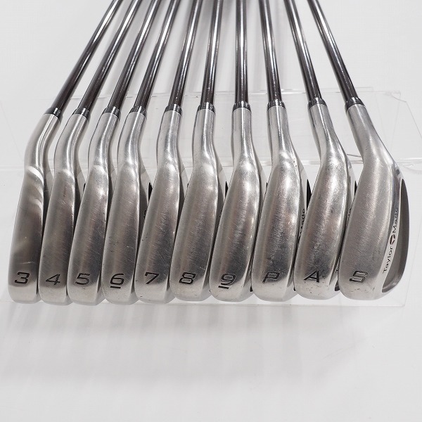 実際に弊社で買取させて頂いたTaylorMade/テーラーメイド BURNER Super Steel/バーナー スーパースチール アイアン#3～9,P,A,Sw 10本セット FLEX:Rの画像 1枚目